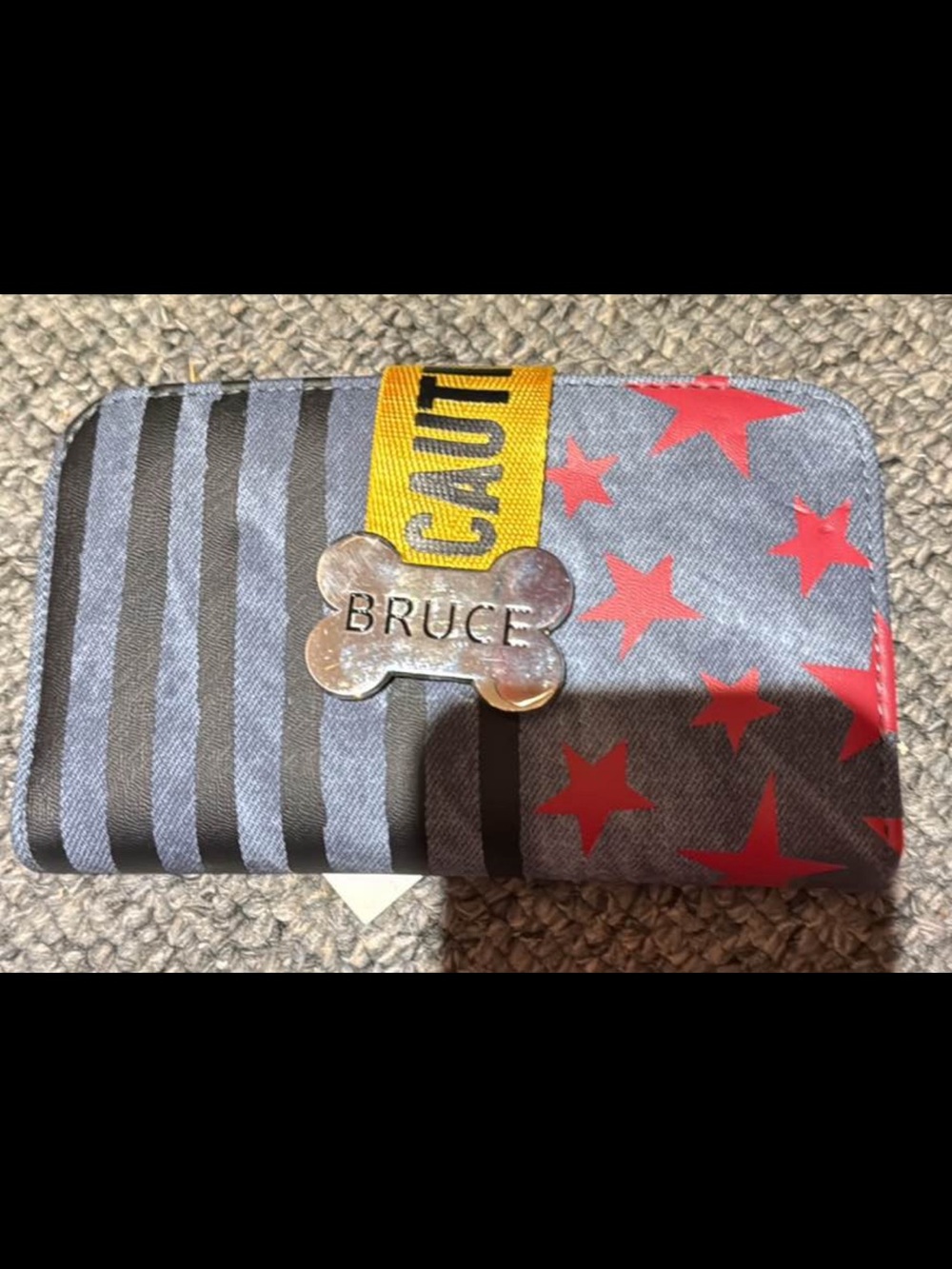 Harley Quinn birds of prey tape tech wallet new